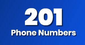 Get a 201 phone number today!