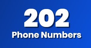 Get a 202 phone number today!
