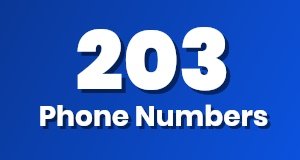 Get a 203 phone number today!