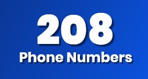 Get a 208 phone number today!