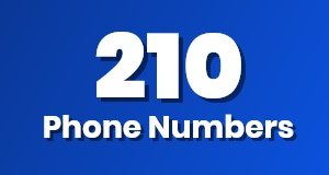 Get a 210 phone number today!