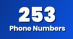 Get a 253 phone number today!