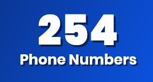 Get a 254 phone number today!