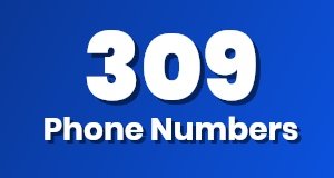 Get a 309 phone number today!