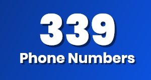 Get a 339 phone number today!