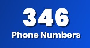 Get a 346 phone number today!