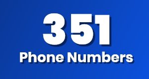 Get a 351 phone number today!