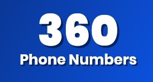 Get a 360 phone number today!