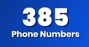 Get a 385 phone number today!
