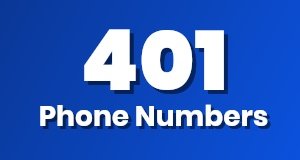 Get a 401 phone number today!