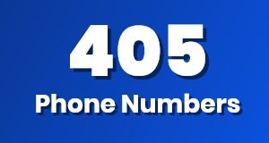 Get a 405 phone number today!