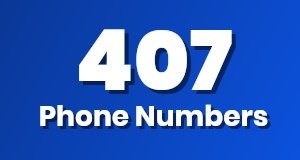 Get a 407 phone number today!
