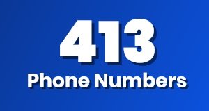 Get a 413 phone number today!
