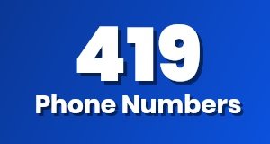 Get a 419 phone number today!