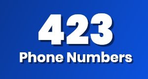 Get a 423 phone number today!