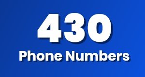 Get a 430 phone number today!