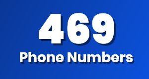 Get a 469 phone number today!