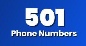 Get a 501 phone number today!