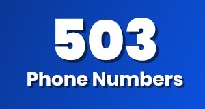 Get a 503 phone number today!