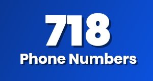 Get a 718 phone number today!