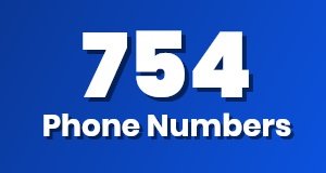 Get a 754 phone number today!