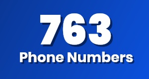 Get a 763 phone number today!