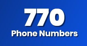 Get a 770 phone number today!