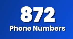Get a 872 phone number today!